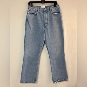 Agolde Women's Light Wash Pinch Waist Jeans Size 30